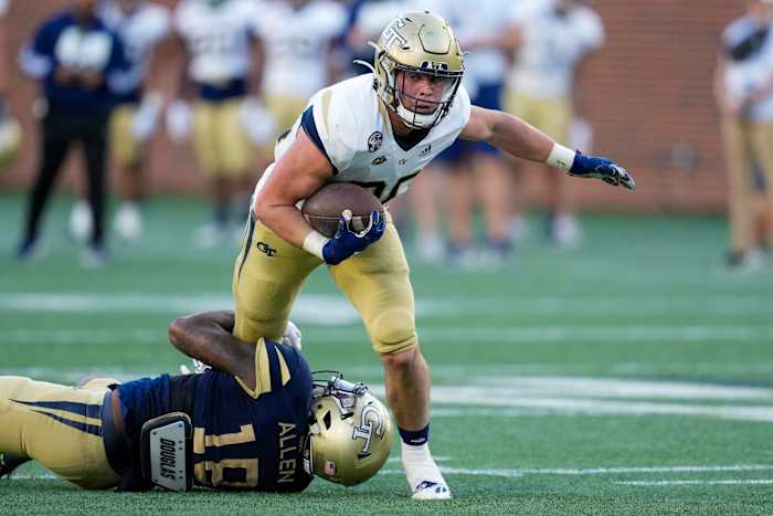 Georgia Tech Tight End Dylan Leonard